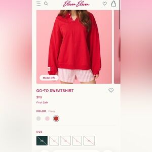 Eleven eleven sweatshirt new!